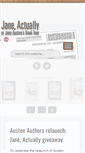 Mobile Screenshot of janeactually.com