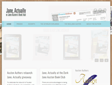 Tablet Screenshot of janeactually.com